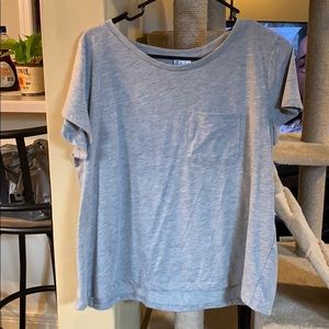 Grey pocket T